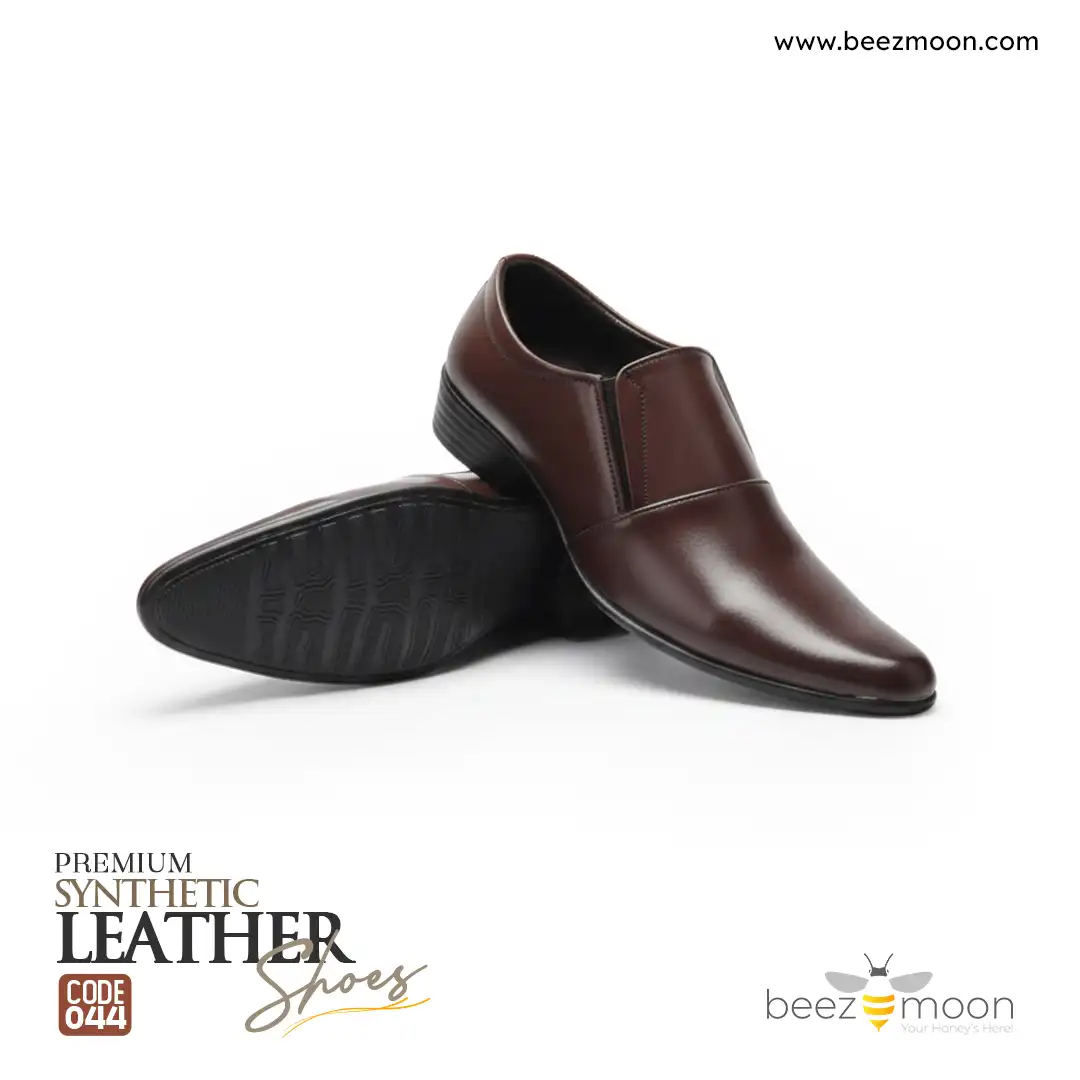 beezmoon-code-044-brown-rexin-formal-shoe-stitched-sole