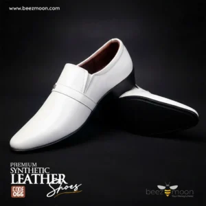beezmoon-code-055-white-rexin-formal-shoe-stitched-sole