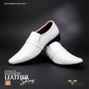beezmoon-code-055-white-rexin-formal-shoe-stitched-sole