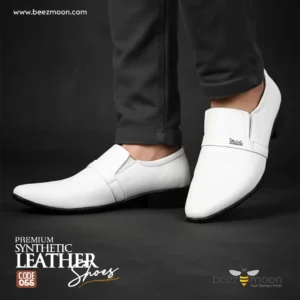 beezmoon-code-055-white-rexin-formal-shoe-stitched-sole