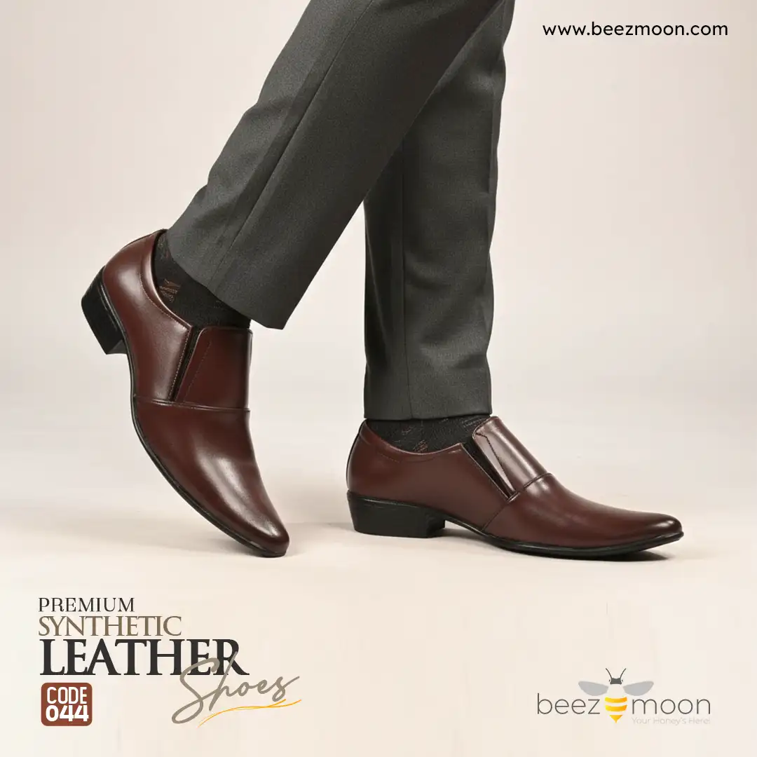 beezmoon-code-044-brown-rexin-formal-shoe-stitched-sole