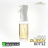 Premium white edible oil spray bottle made of food grade PET material.